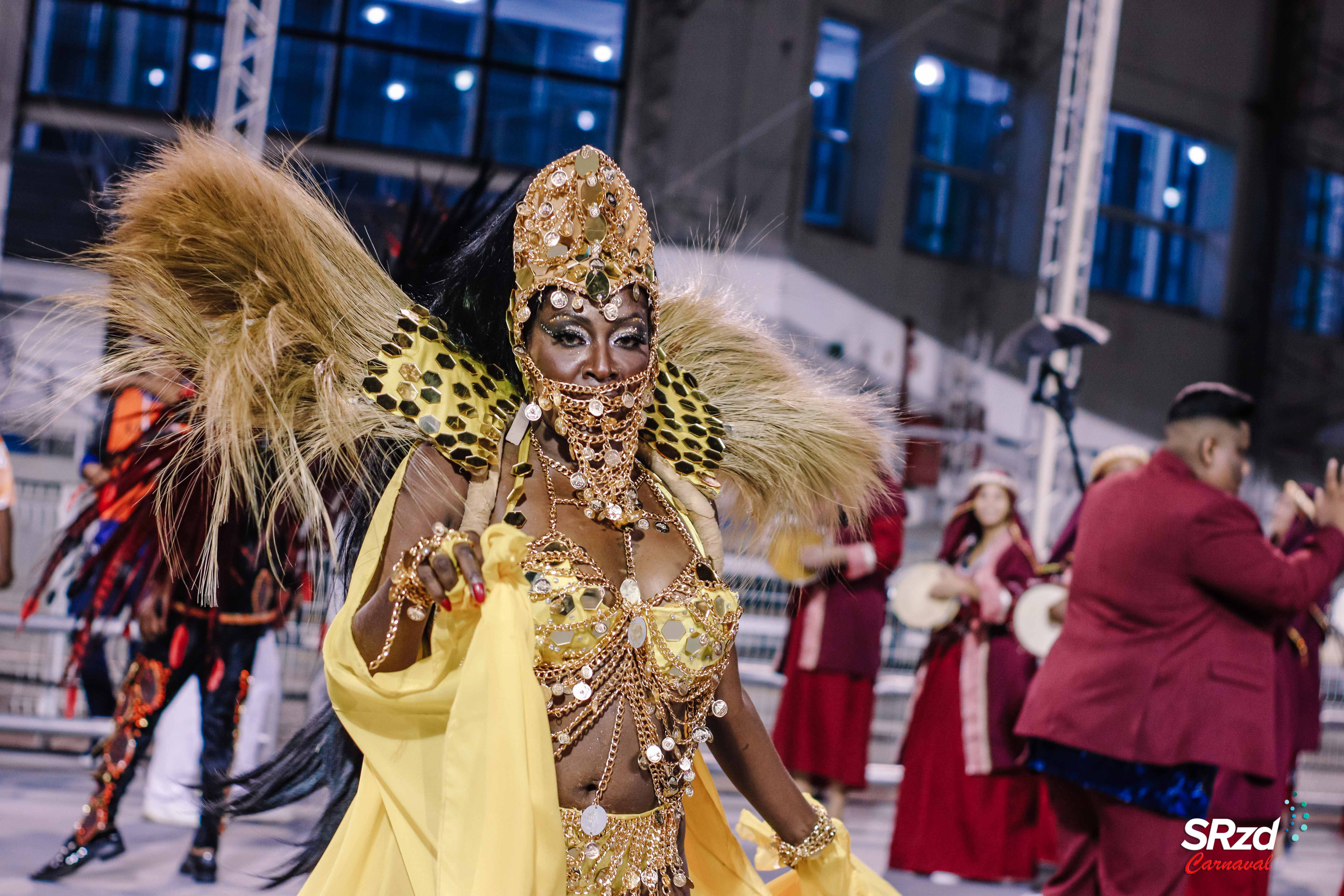 Desfile 2022 da Unidos de Santa Bárbara. Foto: Bruno Giannelli/SRzd