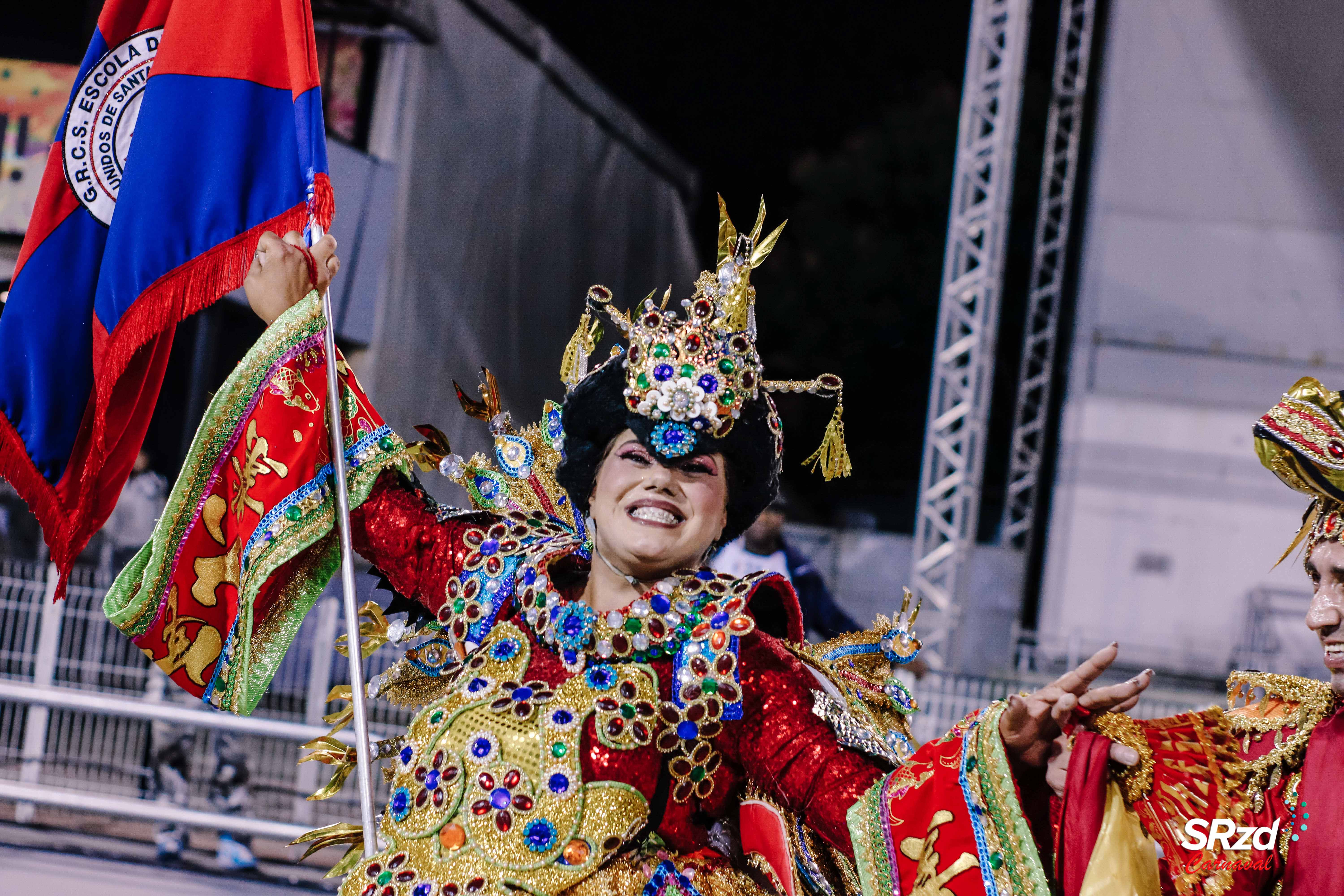 Desfile 2022 da Unidos de Santa Bárbara. Foto: Bruno Giannelli/SRzd