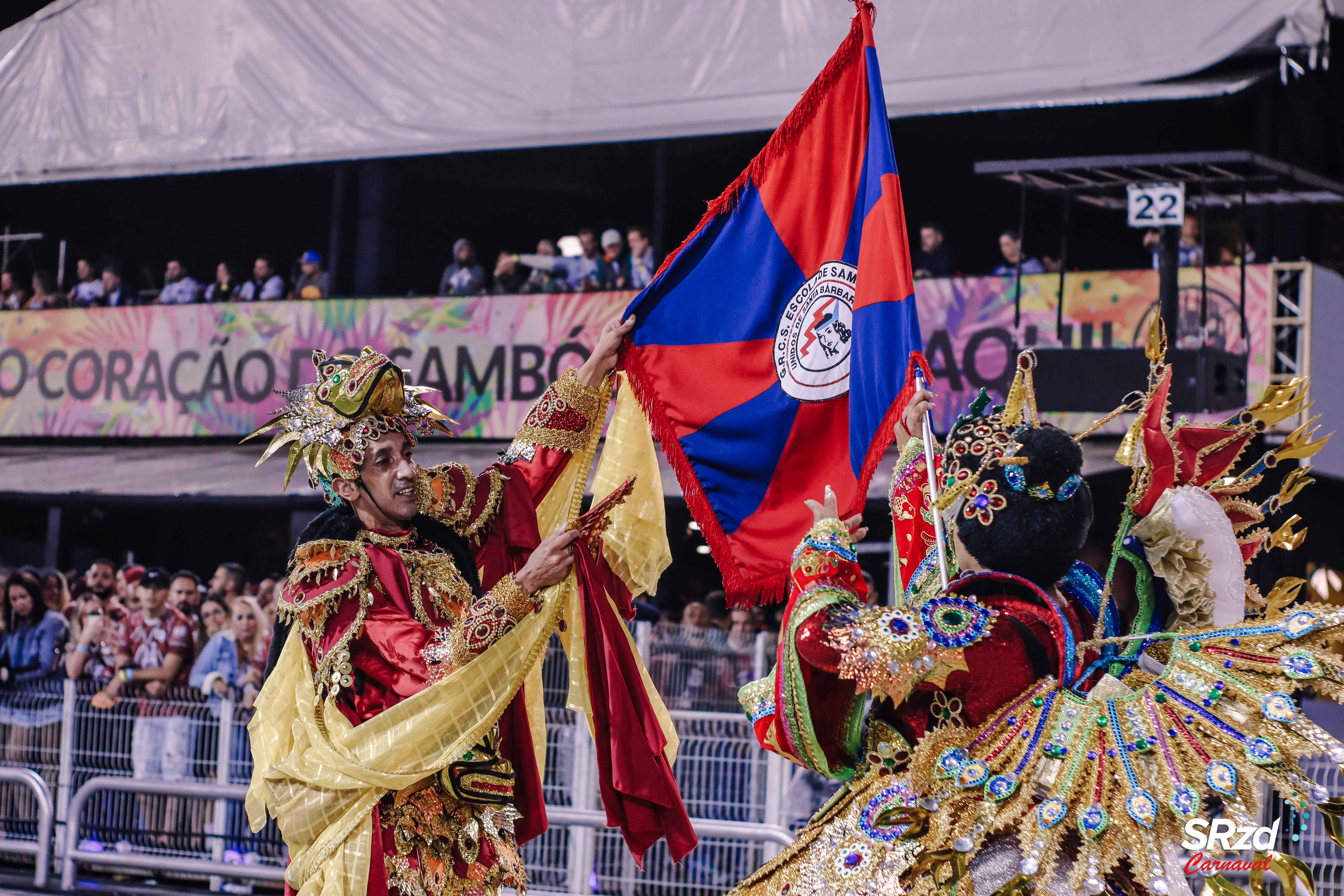 Desfile 2022 da Unidos de Santa Bárbara. Foto: Bruno Giannelli/SRzd