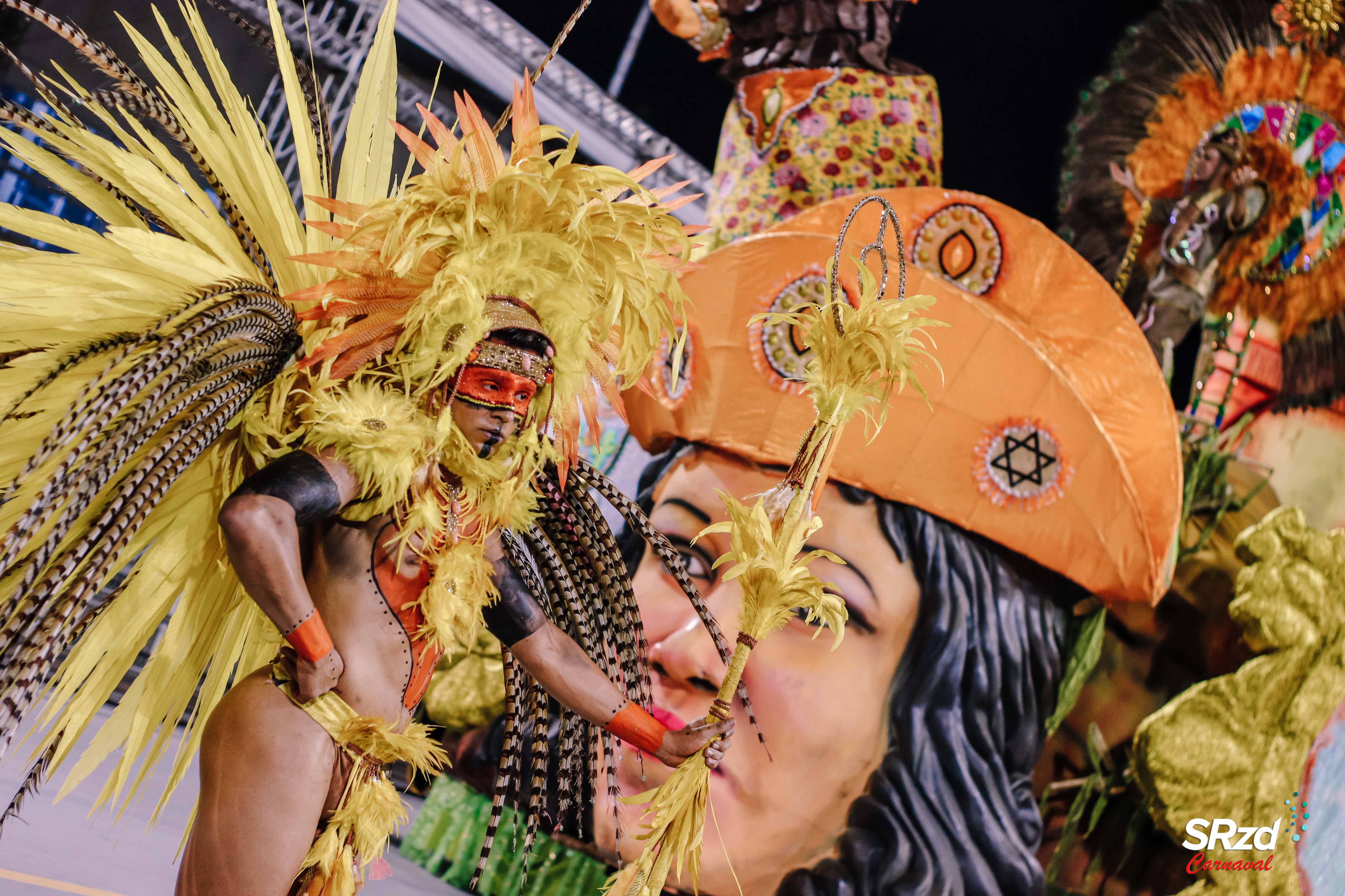 Desfile 2022 da Unidos de Santa Bárbara. Foto: Bruno Giannelli/SRzd