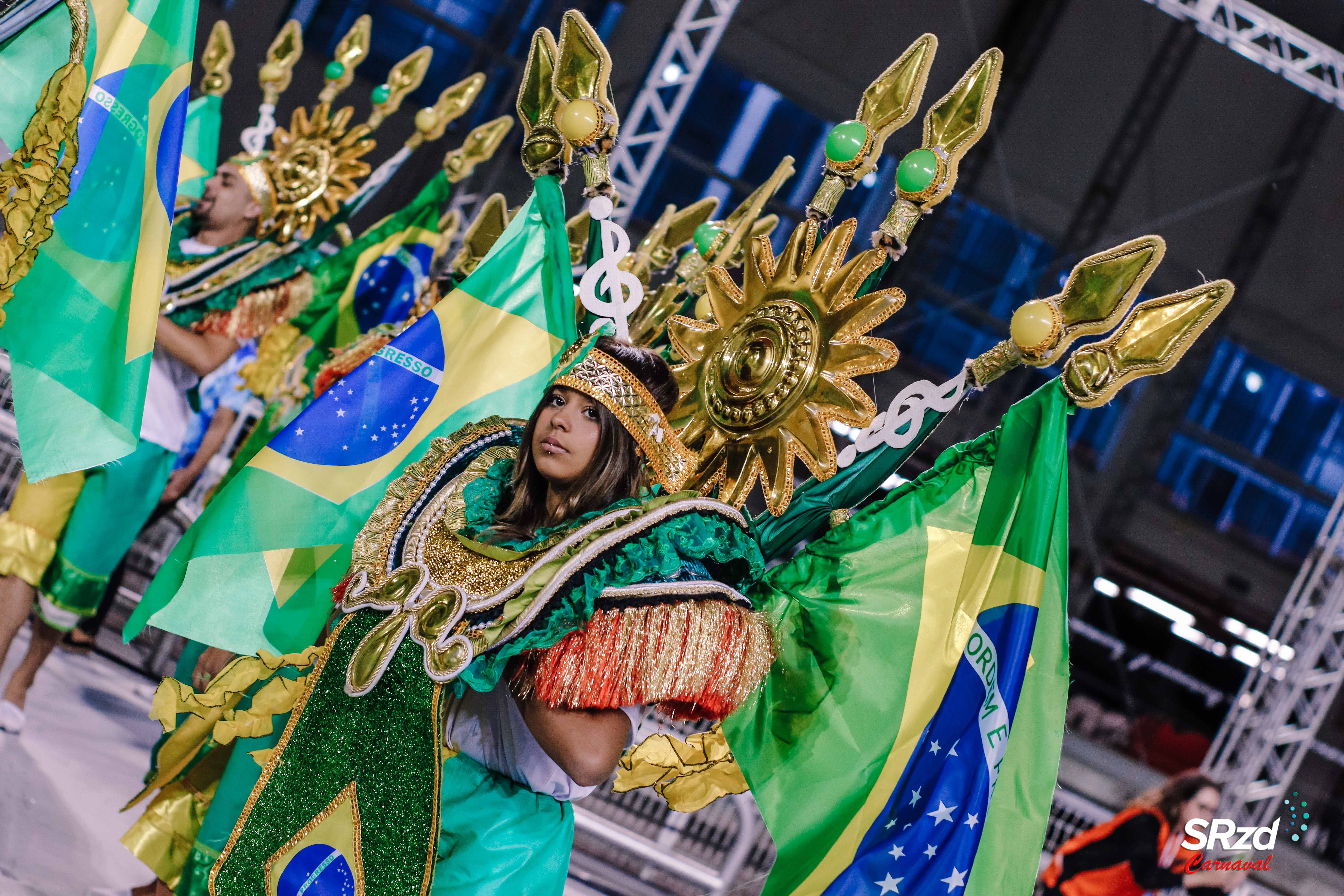 Desfile 2022 da Unidos de Santa Bárbara. Foto: Bruno Giannelli/SRzd