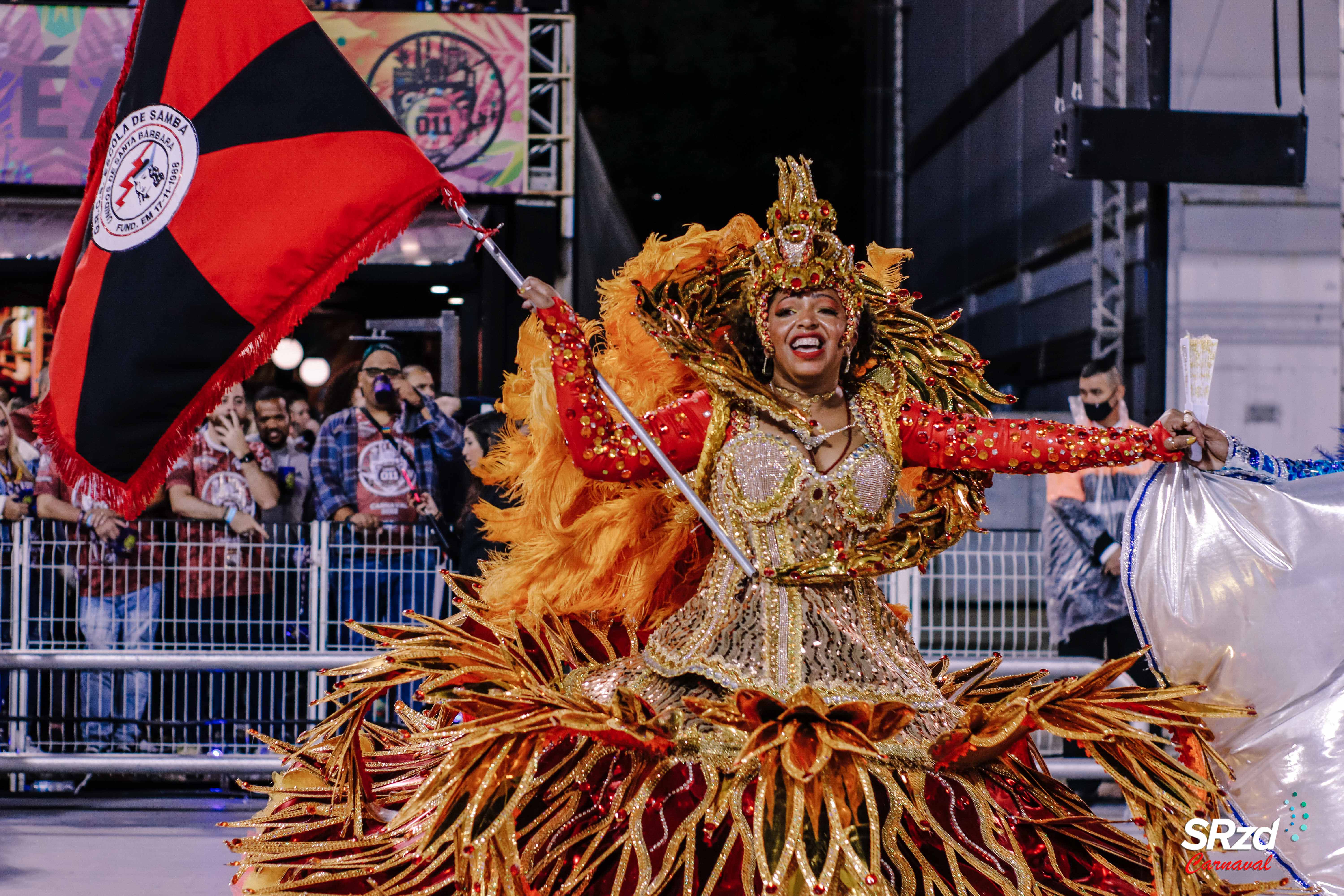 Desfile 2022 da Unidos de Santa Bárbara. Foto: Bruno Giannelli/SRzd