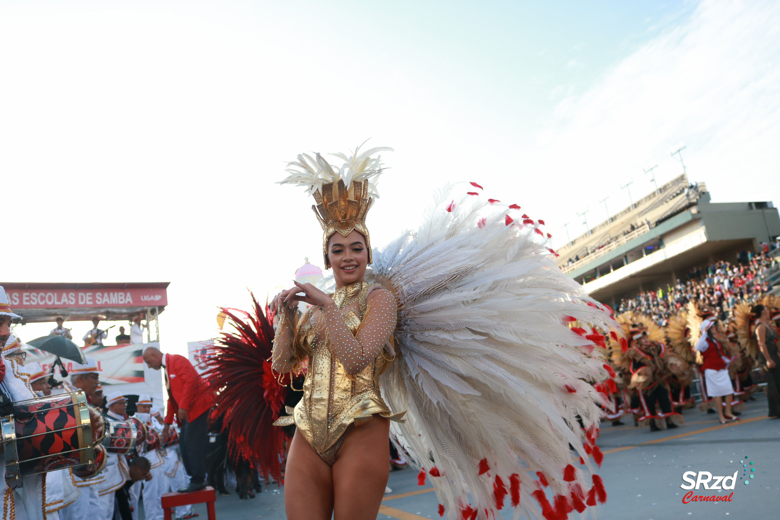 Desfile 2022 da Dragões da Real. Foto: Cesar R. Santos/SRzd