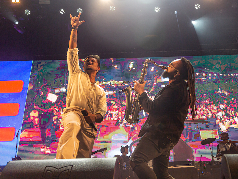 Shows de Majur, Xamã e Luísa Sonsa. Foto: Manu Mendes/ @manumendes_fotografia