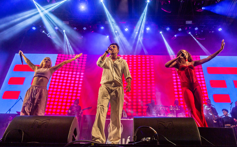 Shows de Majur, Xamã e Luísa Sonsa. Foto: Manu Mendes/ @manumendes_fotografia