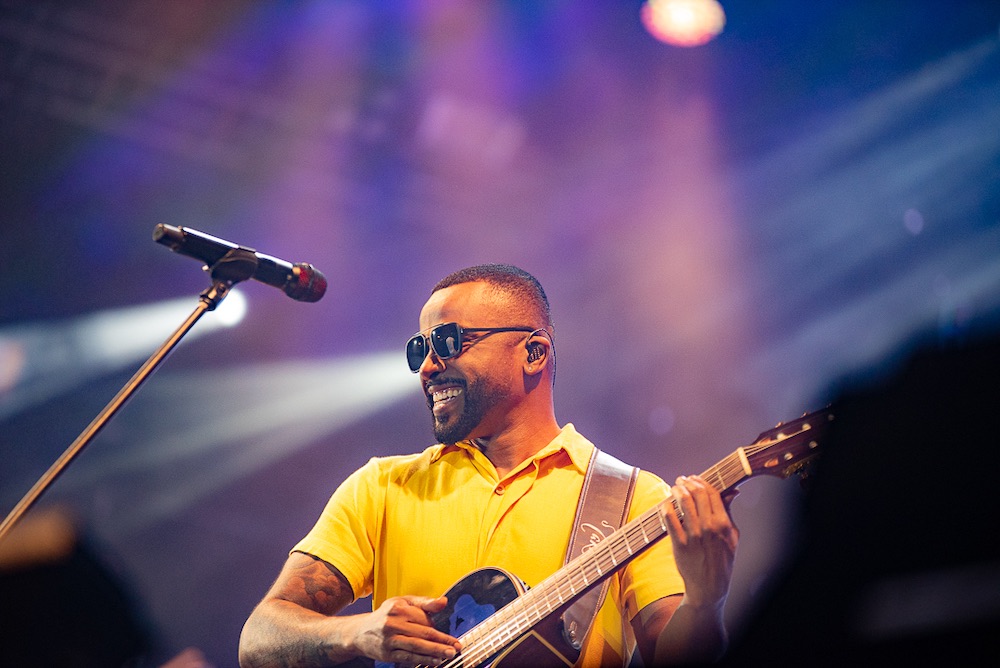 Show 'Irmãos', com Alexandre Pires e Seu Jorge. Foto: Juliana Dias