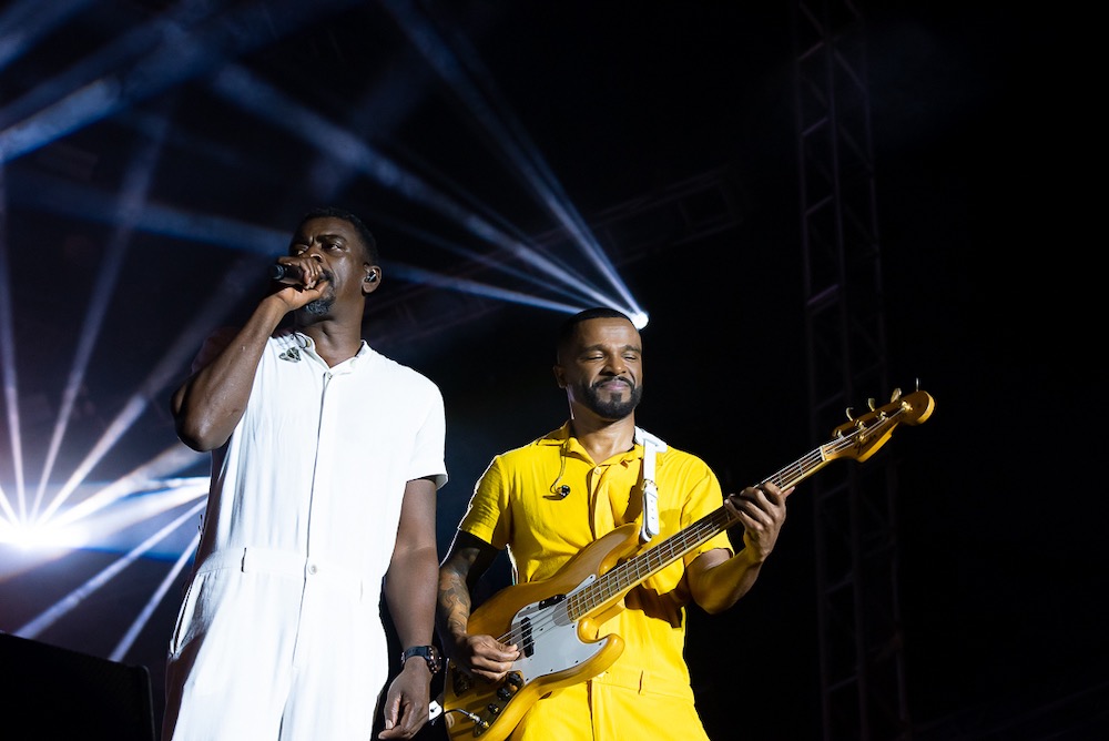 Show 'Irmãos', com Alexandre Pires e Seu Jorge. Foto: Juliana Dias