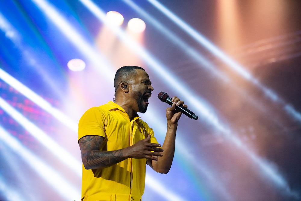 Show 'Irmãos', com Alexandre Pires e Seu Jorge. Foto: Juliana Dias