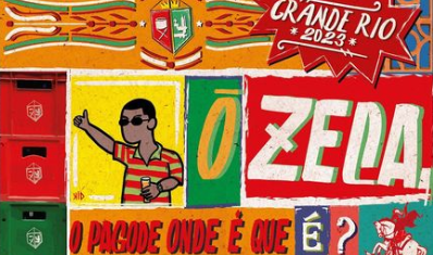 Grande Rio divulga nome do enredo e logo oficial: ‘Ô Zeca, o pagode onde é que é?’