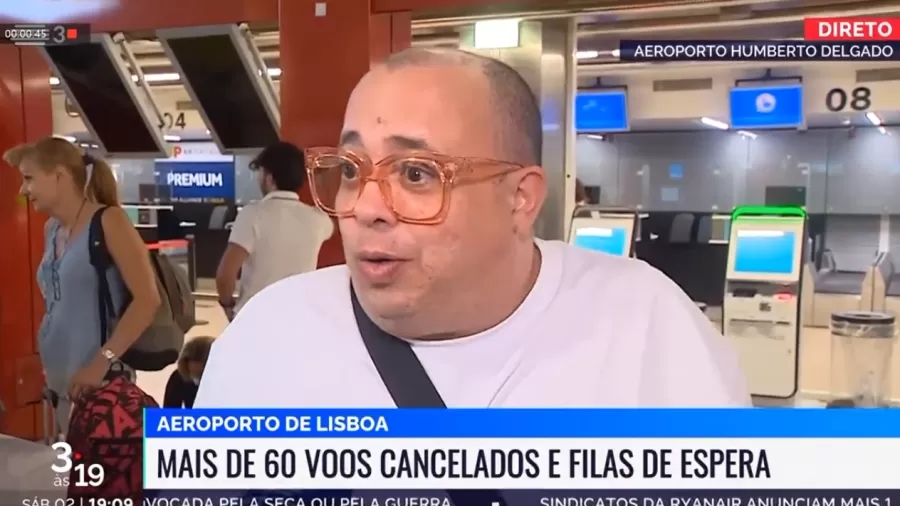 'Minha cueca eu vou jogar fora', diz brasileiro que viralizou após entrevista no aeroporto de Portugal