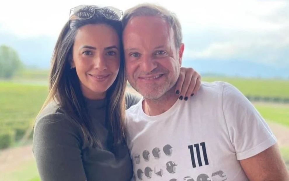 Rubens Barrichello e Paloma Tocci não estão mais juntos