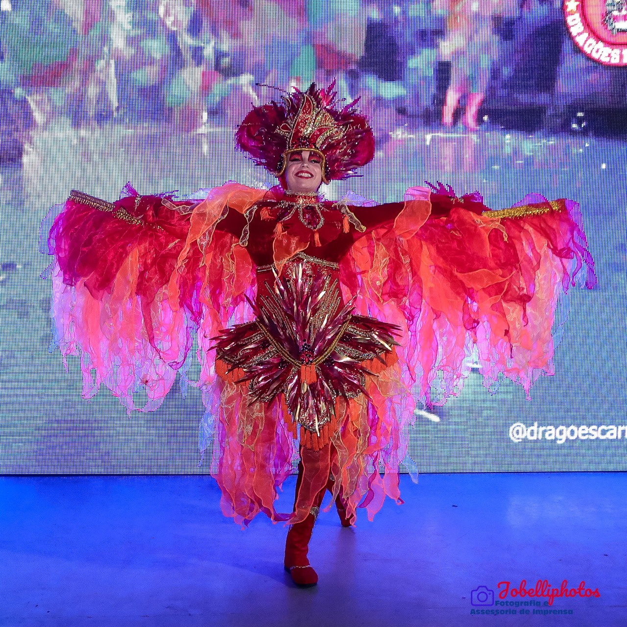 Fantasia da Dragões da Real para o Carnaval 2023. Foto: João Belli