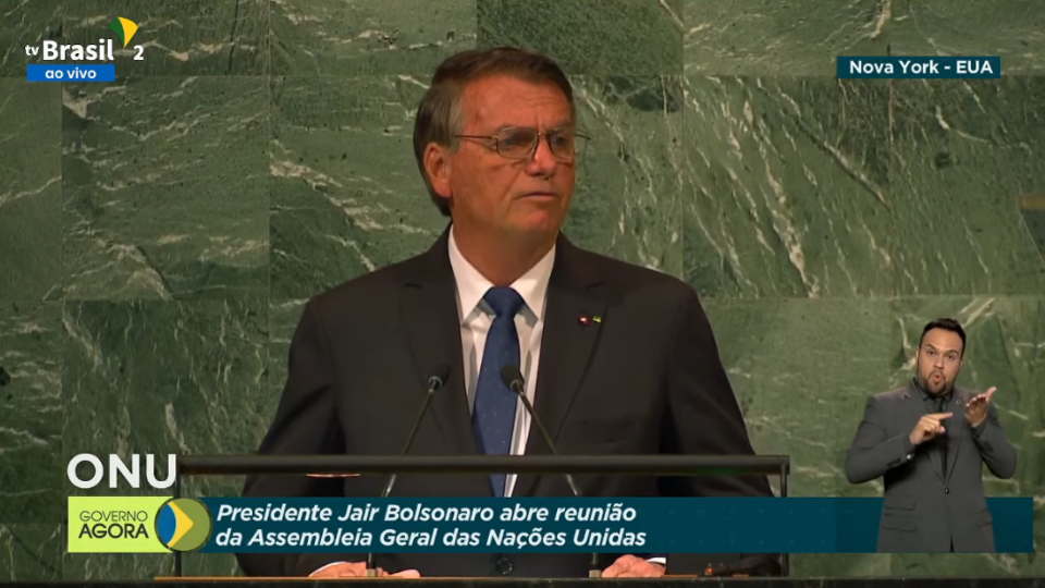 TSE proíbe Bolsonaro de usar discurso da ONU em propaganda eleitoral