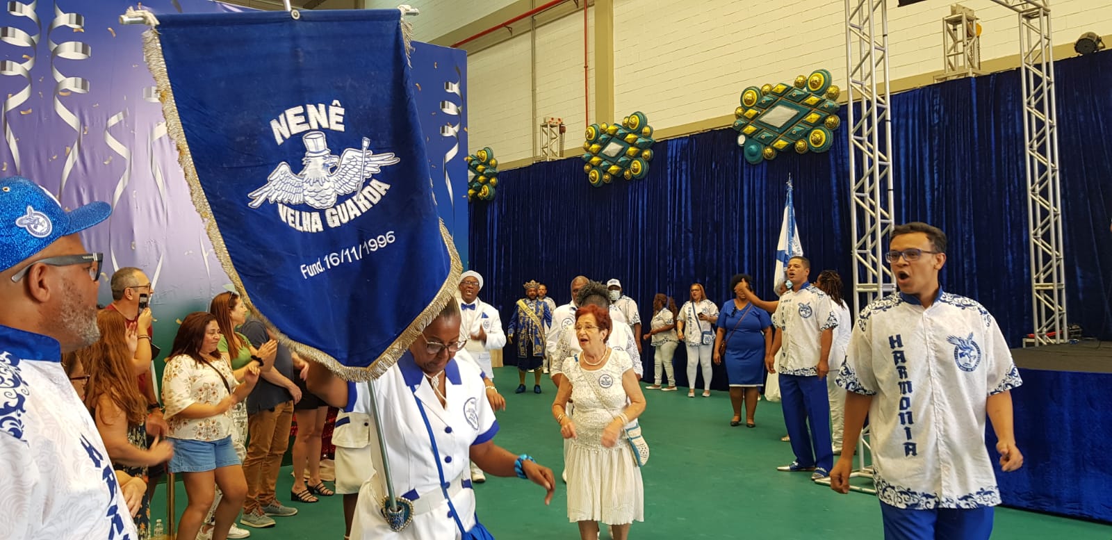 Nenê de Vila Matilde na Fábrica do Samba. Foto: Guilherme Queiroz/SRzd