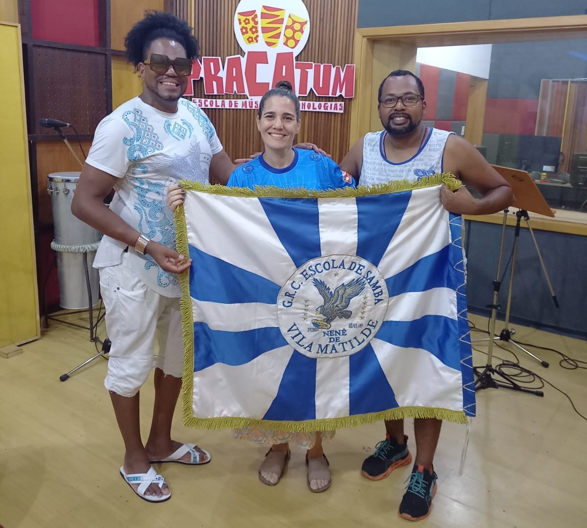 Representantes da Nenê de Vila Matilde na Bahia. Foto: Divulgação