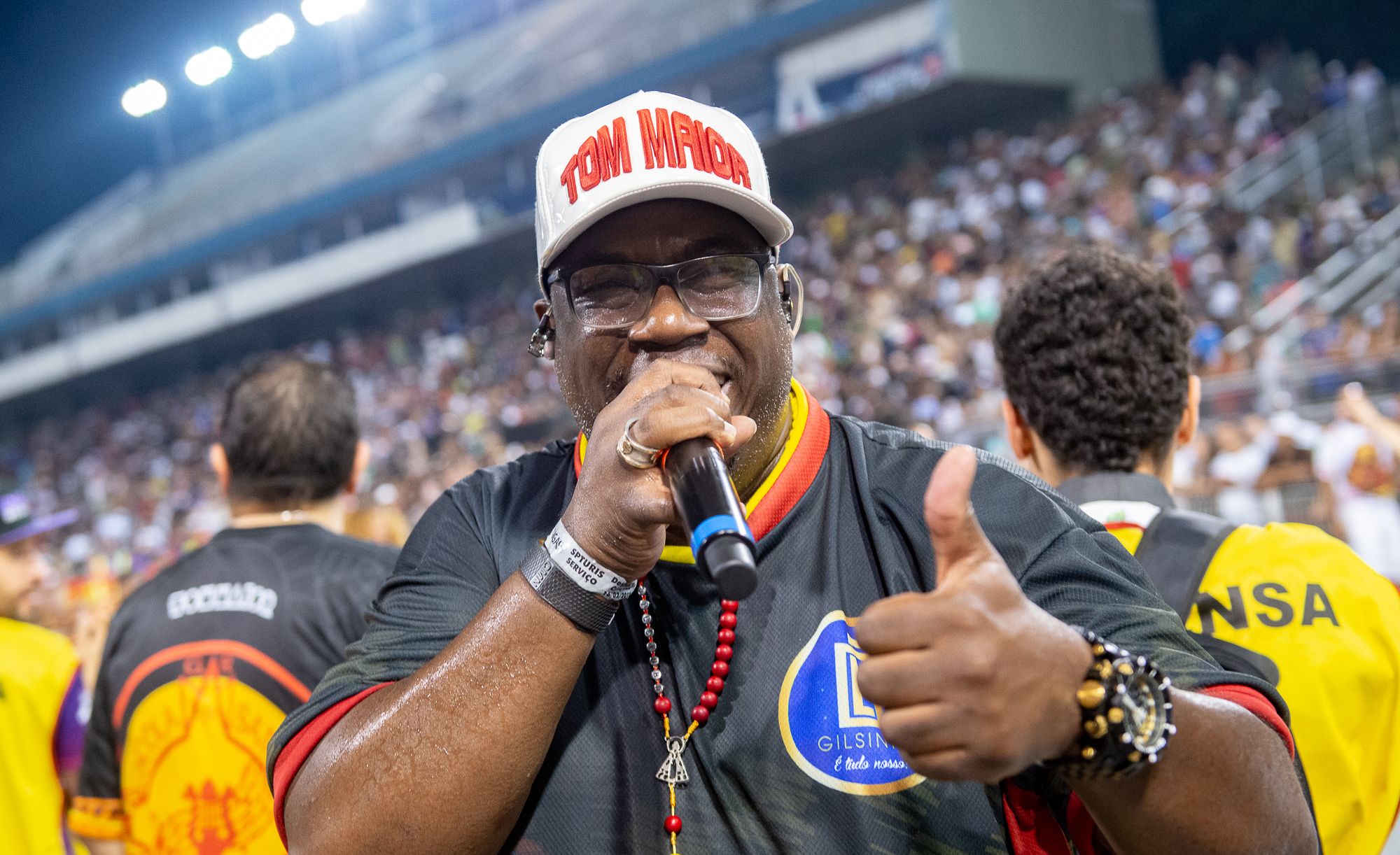 Gilsinho canta o samba da Tom Maior para o Carnaval de 2025