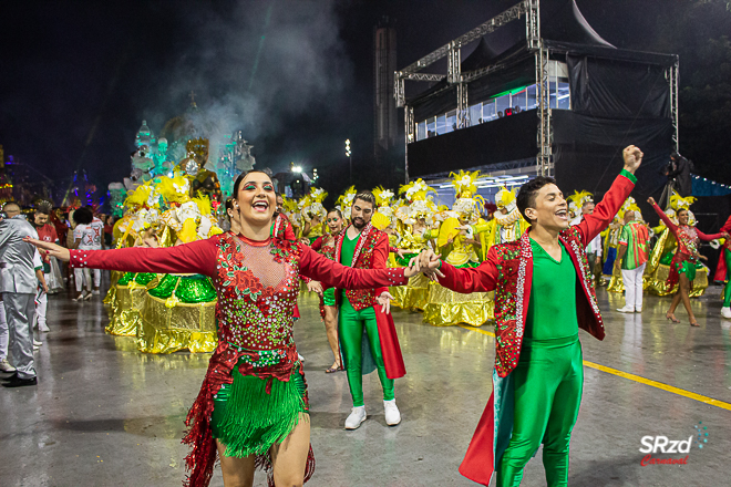 Desfile 2023 da X-9 Paulistana. Foto: Arthur Giglioli/SRzd