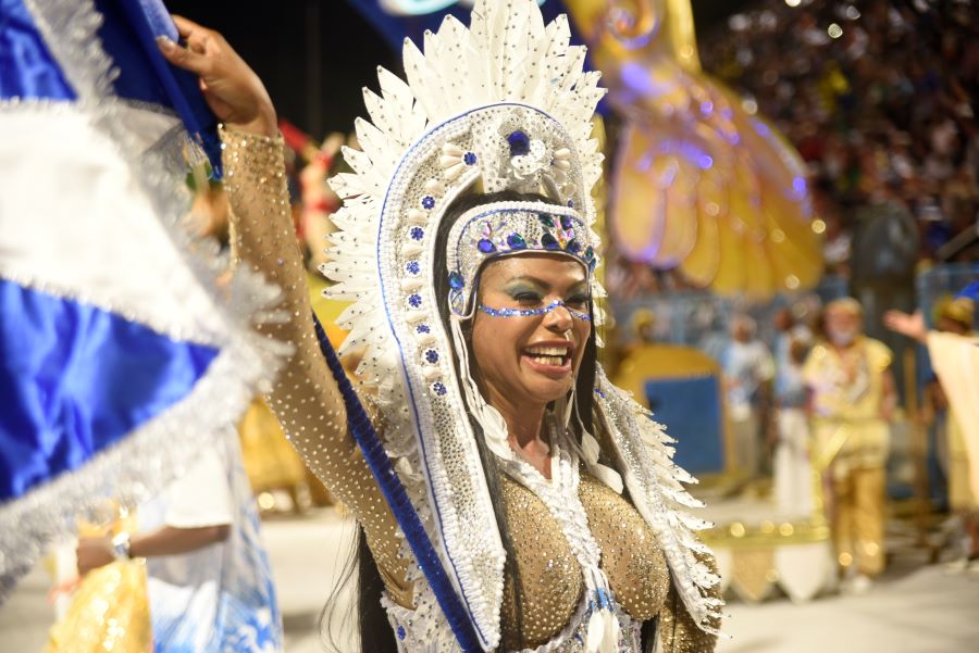 Beija-Flor no Desfile das Campeãs 2023. Foto: Leandro Milton/SRzd