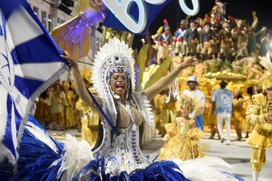 Beija-Flor no Desfile das Campeãs 2023. Foto: Leandro Milton/SRzd