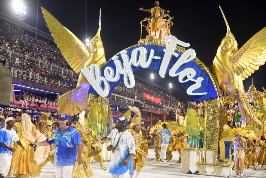 Beija-Flor no Desfile das Campeãs 2023. Foto: Leandro Milton/SRzd