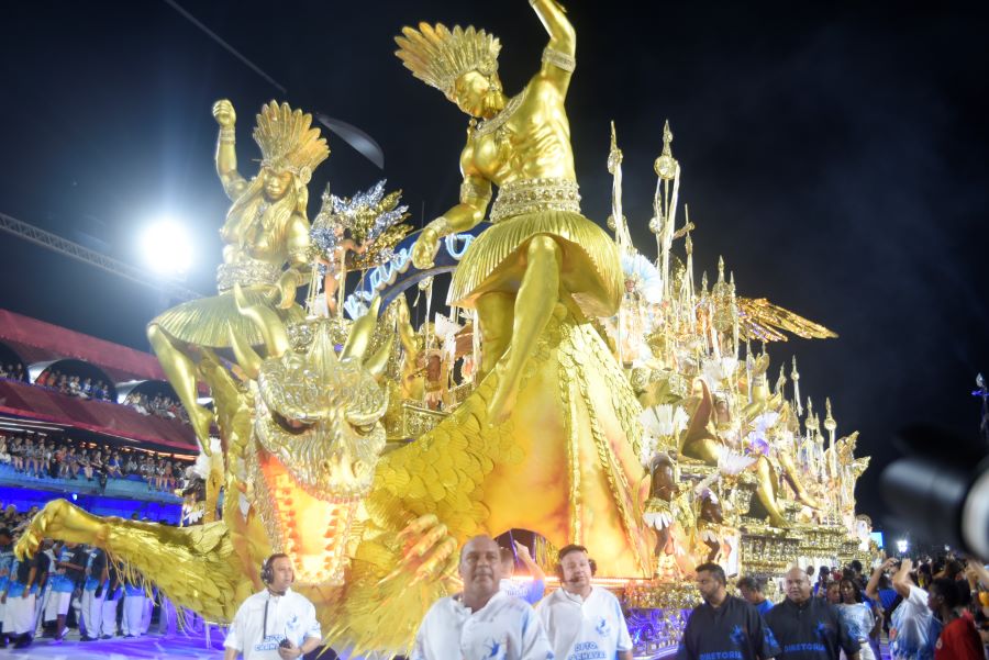 Beija-Flor no Desfile das Campeãs 2023. Foto: Leandro Milton/SRzd