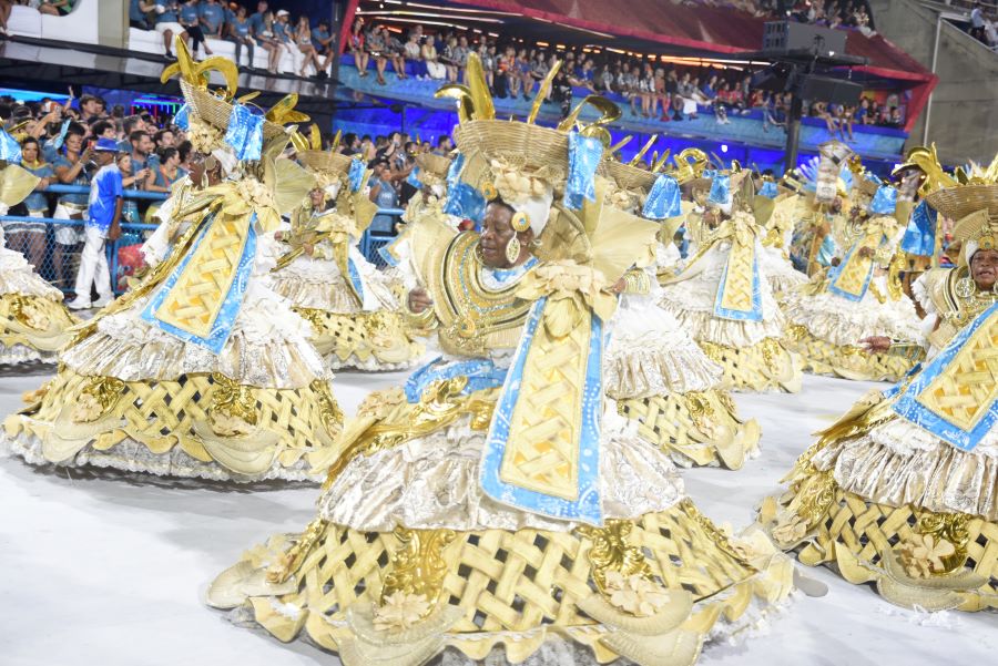 Beija-Flor no Desfile das Campeãs 2023. Foto: Leandro Milton/SRzd