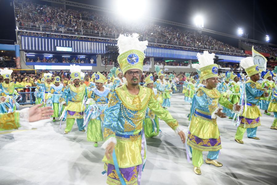 Beija-Flor no Desfile das Campeãs 2023. Foto: Leandro Milton/SRzd