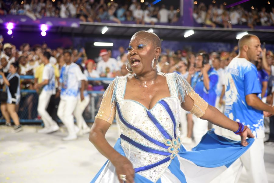 Beija-Flor no Desfile das Campeãs 2023. Foto: Leandro Milton/SRzd