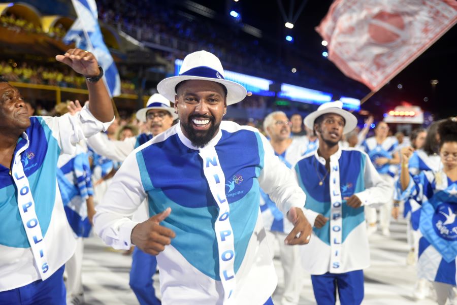 Beija-Flor no Desfile das Campeãs 2023. Foto: Leandro Milton/SRzd