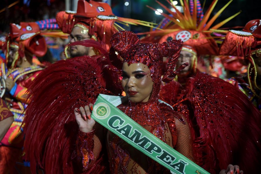 Imperatriz Leopoldinense no Desfile das Campeãs 2023. Foto: Leandro Milton/SRzd