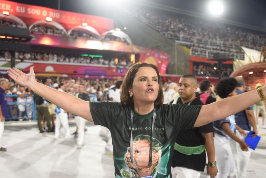 Imperatriz Leopoldinense no Desfile das Campeãs 2023. Foto: Leandro Milton/SRzd