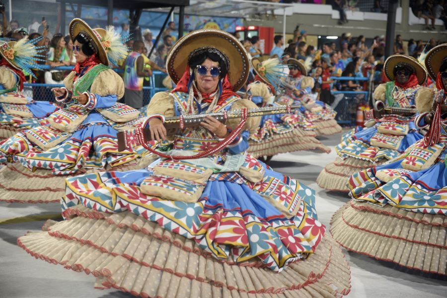 Imperatriz Leopoldinense no Desfile das Campeãs 2023. Foto: Leandro Milton/SRzd