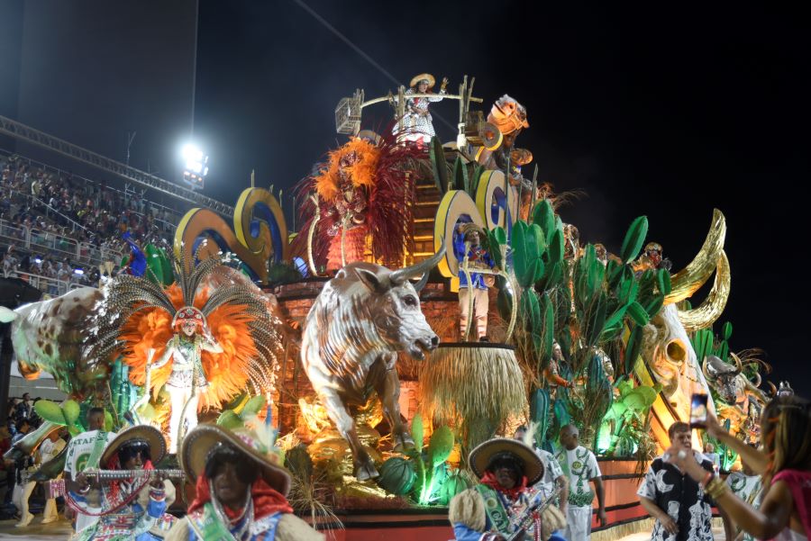 Imperatriz Leopoldinense no Desfile das Campeãs 2023. Foto: Leandro Milton/SRzd