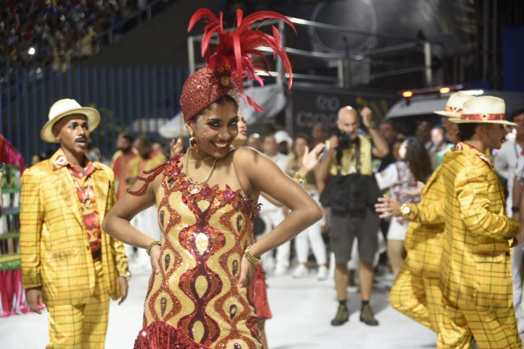 Grande Rio no Desfile das Campeãs 2023. Foto: Leandro Milton/SRzd