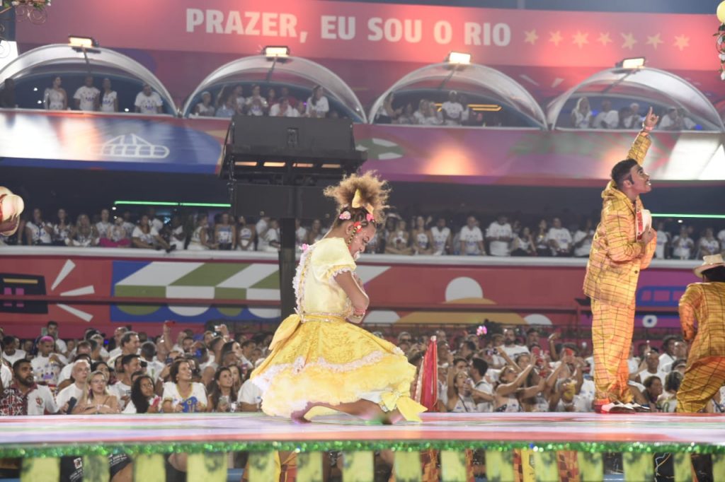 Grande Rio no Desfile das Campeãs 2023. Foto: Leandro Milton/SRzd