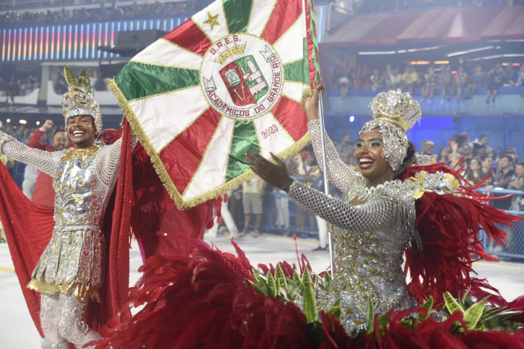 Grande Rio no Desfile das Campeãs 2023. Foto: Leandro Milton/SRzd