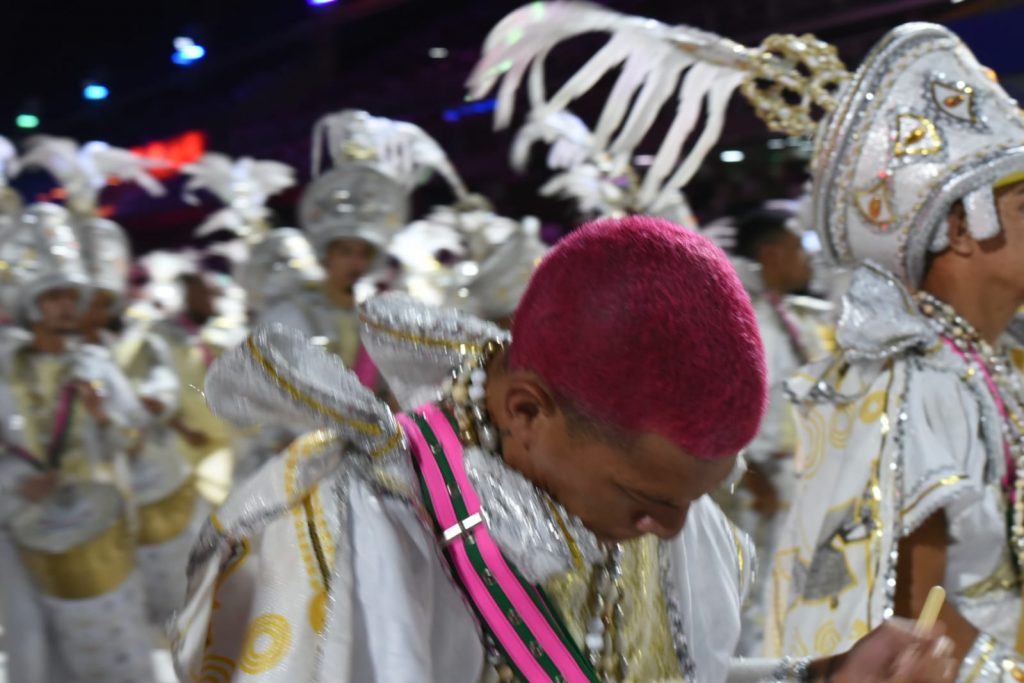 Mangueira no Desfile das Campeãs 2023. Foto: Juliana Dias/SRzd