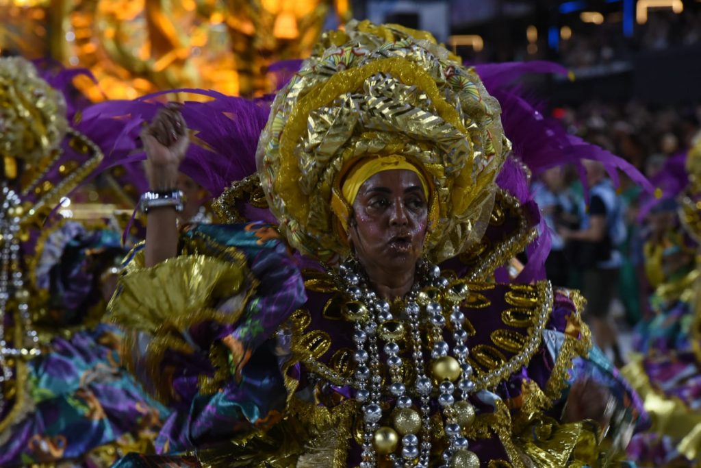 Mangueira no Desfile das Campeãs 2023. Foto: Juliana Dias/SRzd