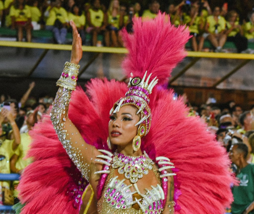 Mangueira no Desfile das Campeãs 2023. Foto: Juliana Dias/SRzd