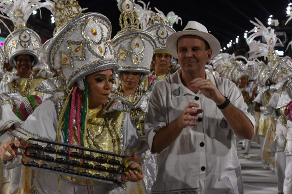 Mangueira no Desfile das Campeãs 2023. Foto: Juliana Dias/SRzd