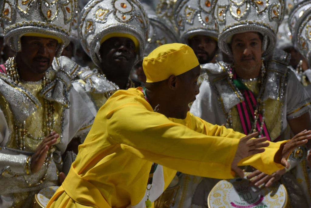 Mangueira no Desfile das Campeãs 2023. Foto: Juliana Dias/SRzd