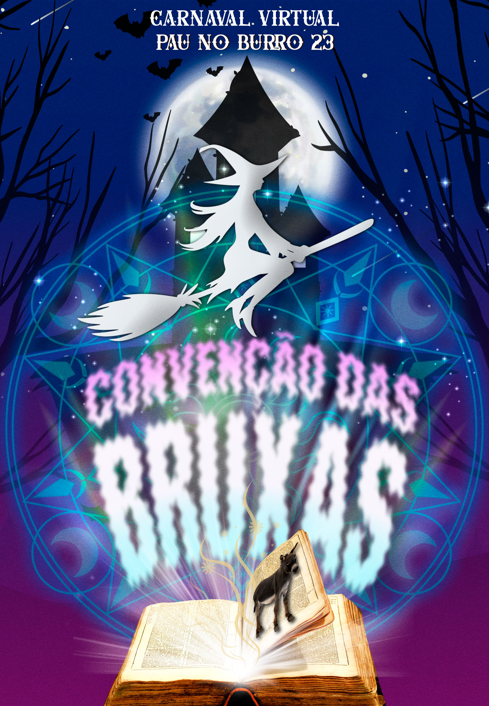 Convenção das Bruxas é o enredo da Pau no Burro para o Carnaval Virtual 2023