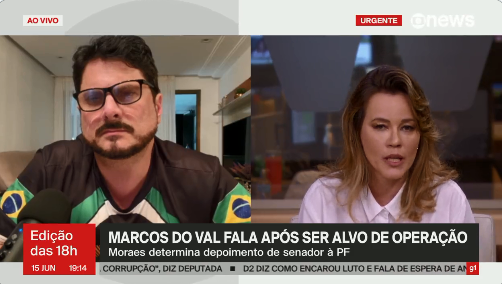 Marcos do Val é enquadrado ao vivo e cita técnicas usadas na 2ª guerra; assista