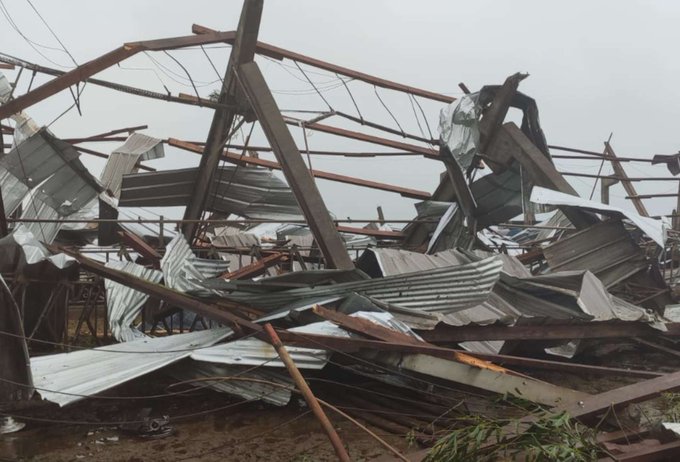 Clima: veja os estragos após a passagem de ciclone pelo Sul do país