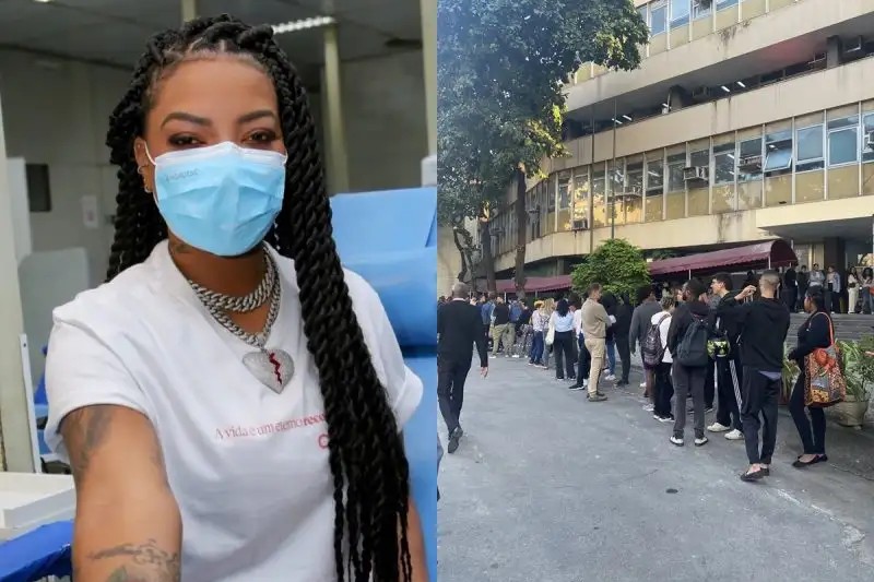 Bombou! Campanha de Ludmilla quebra recorde de doação de sangue no Rio