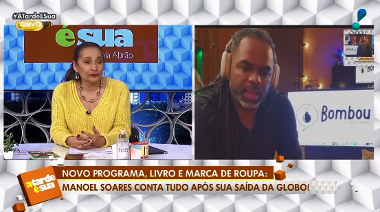 Na RedeTV!, Manoel Soares fala se voltaria a trabalhar com Patrícia Poeta