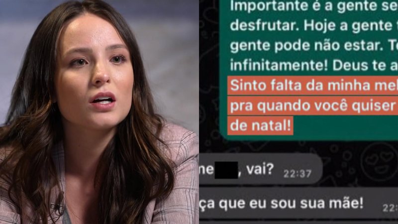 Larissa Manoela mostra resposta da mãe na véspera do Natal: ‘Esqueça que eu sou sua mãe’