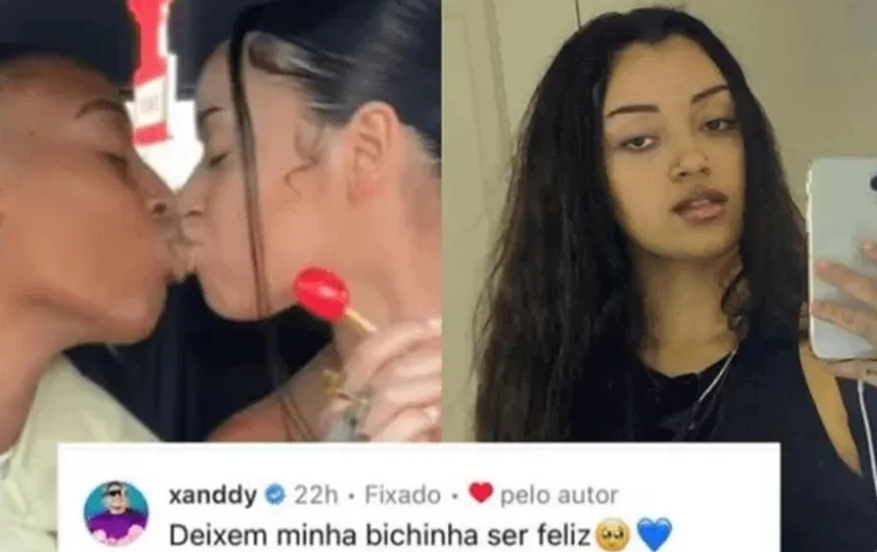 Xanddy reage à declaração de amor pública da filha com namorada