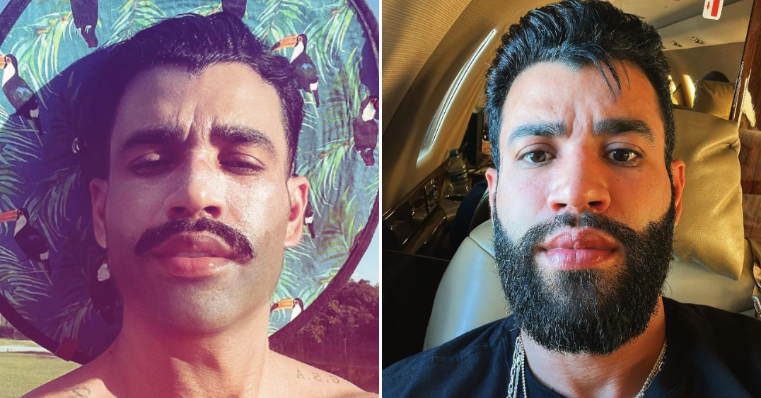 Gusttavo Lima choca com novo visual; ‘O Freddie Mercury tá diferente’