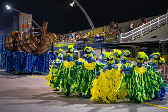 Desfile 2024 da Unidos de São Lucas. Foto: André Luiz Santos/SRzd